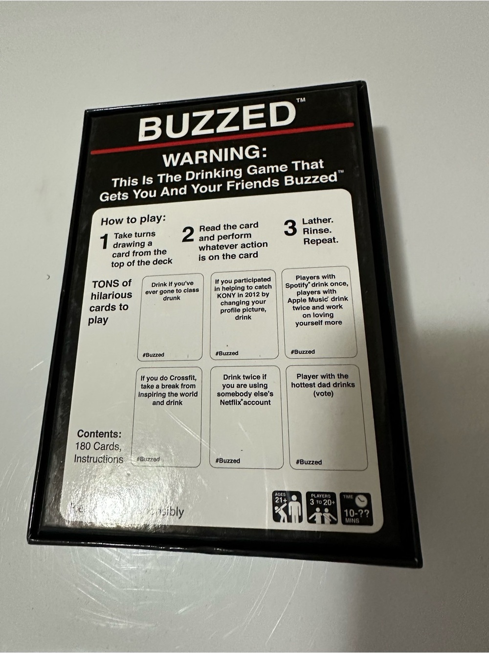 Buzzed Drinking Card Game - Picture 2 of 3